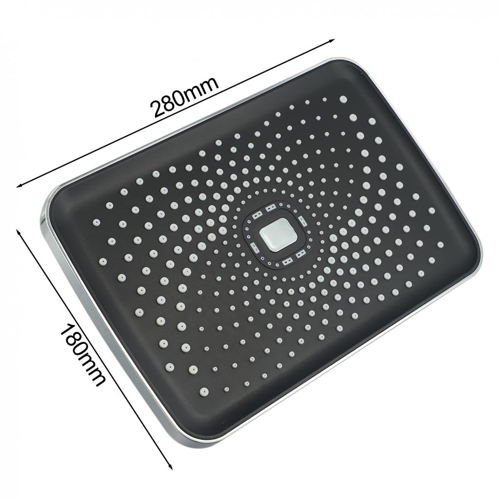 High Pressure Shower Head Rainfall Supercharge Shower