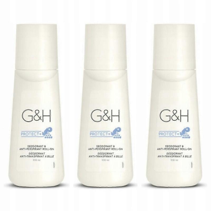 Amway Roll-on Deodorant und Antitranspirant G&h100ml-3 Stück, Ammoniak