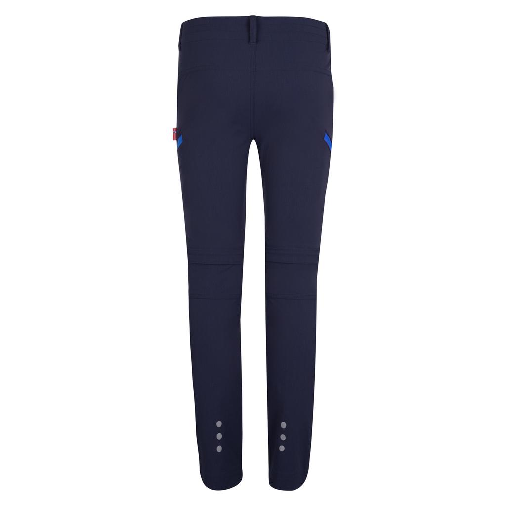 Spodnie zapinane na zamek dziecięce dla chłopca/dziewczynki Trollkids Kids Kjerag Zip-Off Pants navy/medium blue (177-117)