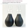 Glass Jar Spiked Rubber Ring Male Nipple Stimulator