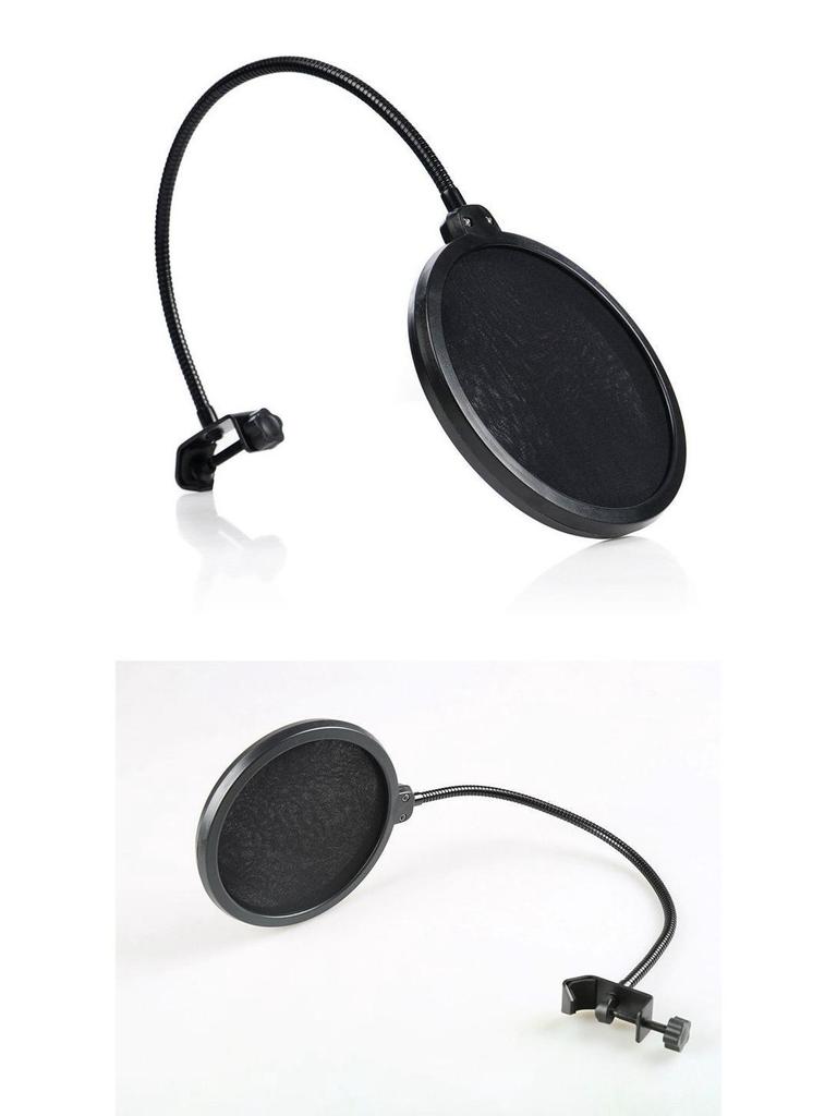 Large Double Layer Nylon Pop Filter for Recording Microphones