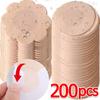 10-200 peças Adesivos para Cobertura de Mamilo Fita para Levantar Seios Femininos Pasties Autoadesivos Invisíveis Acolchoamento de Sutiã Descartável Patch de Colar para o Peito