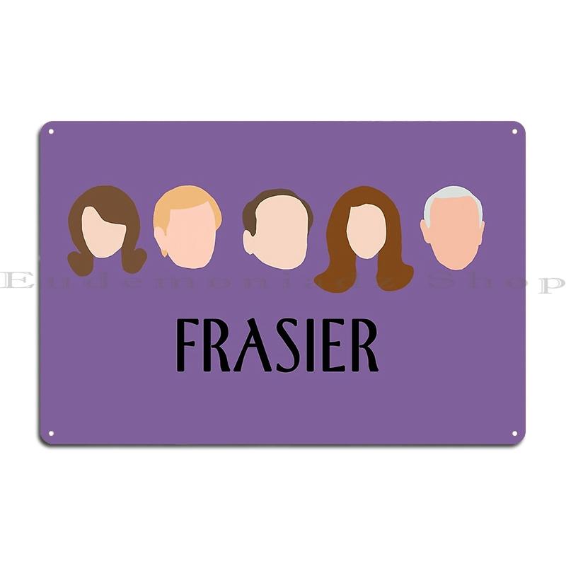 Cafe Nervosa skylt Frasier Seattle Frasier TV-serie Affisch Metall Design Pub Anpassad Tryckning Grotta Kök Plåtskylt Affisch