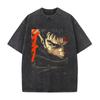 T-shirt Grafica Anime Berserk Guts Uomo Donna Manica Corta Abbigliamento Casual Cotone T-shirt Lavata Vintage Harajuku Top