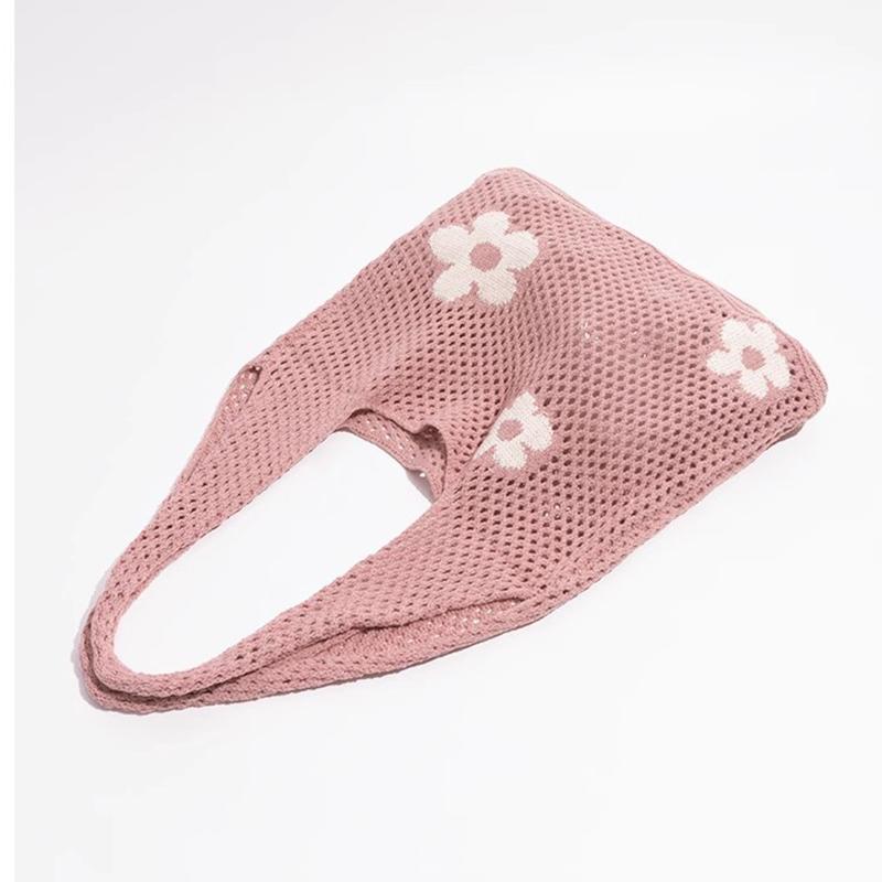 Sommer Vielseitige Große Kapazität Einkaufstasche Einfache Gewebte Schultertasche