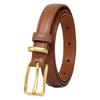 Light Luxury Leather Pure Cowhide Belt Women'S Simple And Versatile Korean Version Ins Style Advanced Sense Casual Thin Belt Women