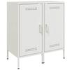 VidaXL Buffets 2 Pcs, Cabinets with Legs, Cupboards with Door, Storage Furniture Living Room Bedroom, White 36x39x79 843023