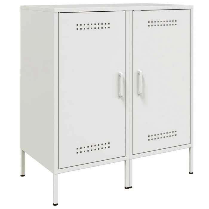 VidaXL Buffets 2 Pcs, Cabinets with Legs, Cupboards with Door, Storage Furniture Living Room Bedroom, White 36x39x79 843023