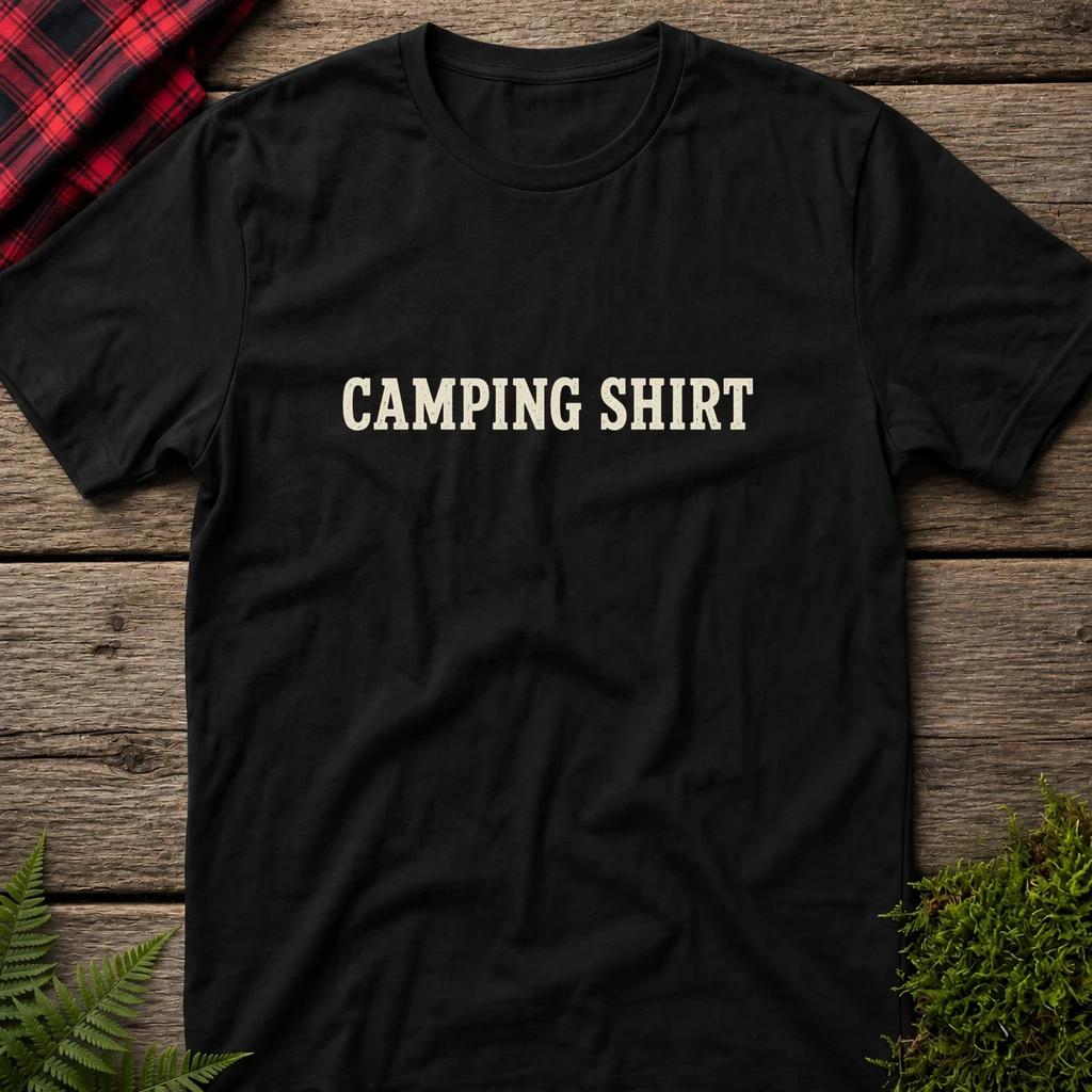 Camping Shirt T-shirt