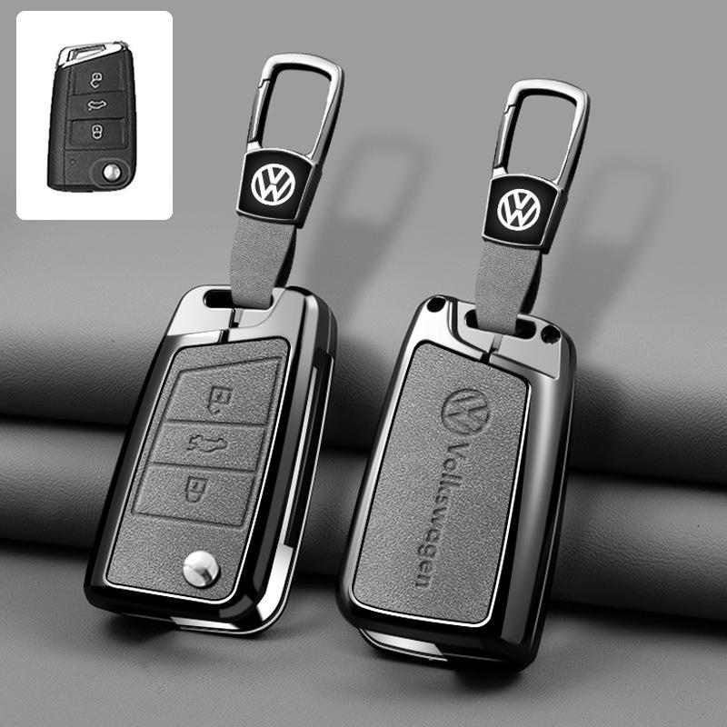 Car Key Fob Case Cover Protector Shell For Volkswagen VW Polo Golf 7 MK7 Tiguan Passat Jetta E-golf Auto Keychain Accessories zq4