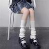 1Pair Lolita Knitted Foot Cover Warm Crochet Sock Boot Cuffs New Thigh Tights  Autumn Winter