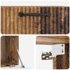 Wall Mounted TV Cabinet Reclaimed Wood Look 59.5 x 41 x 30 cm