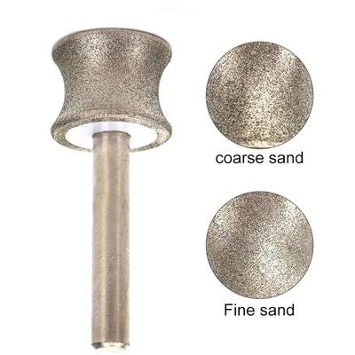 Concave Shape Diamond Grinding Wheel 2-8mm Size Shank Diameter 3mm Rotary Grinding Tool Polishing Wheel Ceramic Sharpening