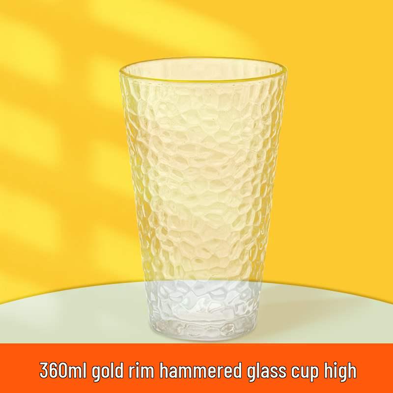 Goldrand strukturierte Glasbecher DIY Kinder Bastel Malset