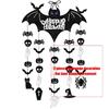 Portable Paper Bat Ornament Easy Install Halloween Window Wall Decorations For Home Office Party