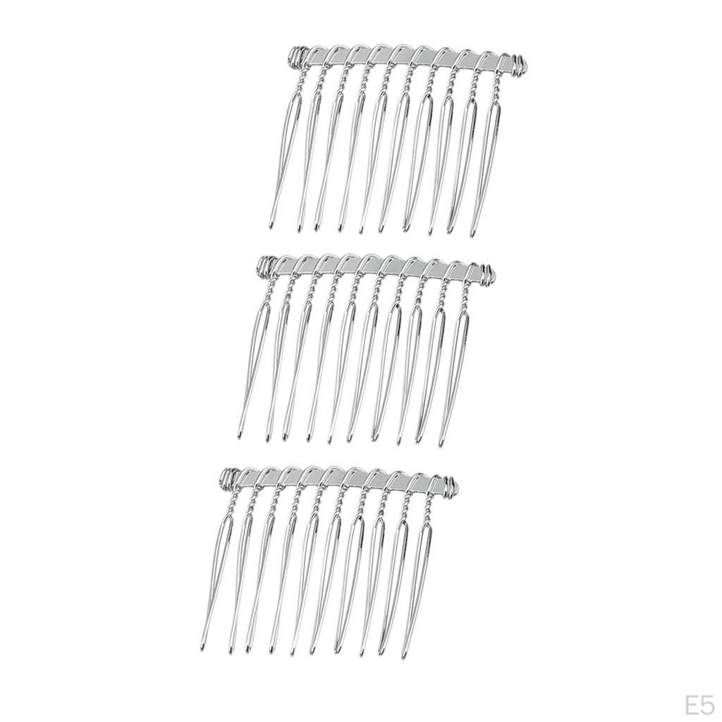 Fancy DIY Metal Wire Hair Clip Combs Bridal Wedding Veil for Women