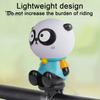 Cartoon Bike Bell Cute Squeeze Bicycle Horn Loud Clear Sound Easy Installation On 0.87" Handlebars Bicycle Bell Lightweight Plastic Silicone