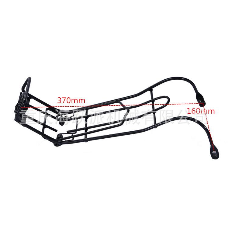 Haiyuepai Motorcycle Accessories for Asia Leopard 1st Gen - Middle Rack & Newspaper Holder Combo.