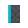 Pocket Organizer Monogram Flap Closure Leather Card Holder Men Wallets Gray Blue M11469