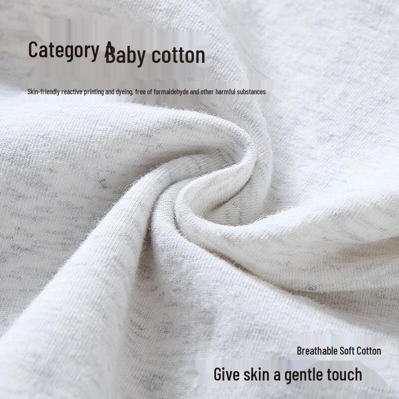 Yiershuang Women's 10A Antibacterial Baby Cotton Flat-Leg Underwear (3-Pack)