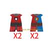 Medieval Military Castle Knight Building Blocks - King Figures with Helmet Armor and Weapon Accessories