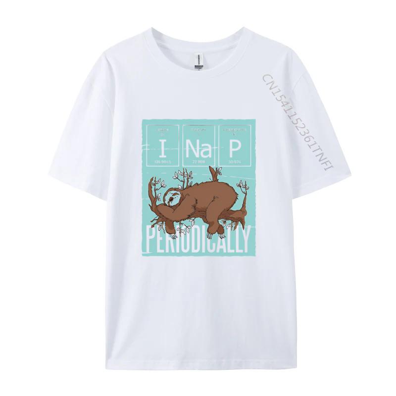 Classic Tshirt I Nap Periodically Sloth Sloth Funny Tshirts Vintage Mens Tshirts Free Ship T Shirt Top Quality S