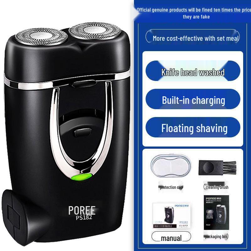 Flyco Men's Electric Shaver Beard Trimmer - Portable New Year Model