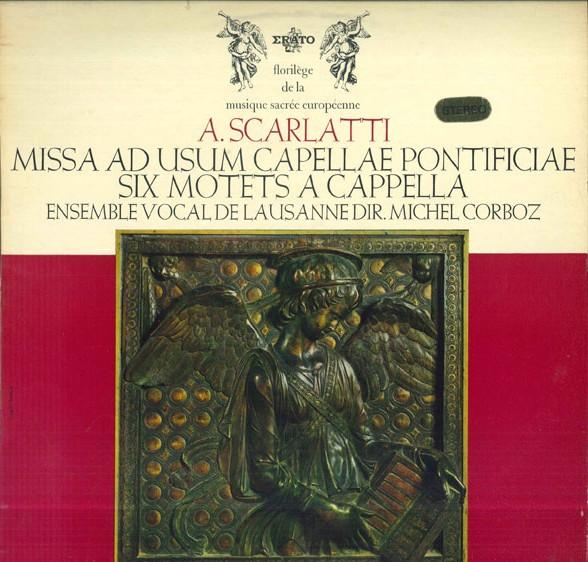 

LP Record MICHEL CORBOZ ENSEMBLE VOCAL DE LA Scarlatti Missa Ad Usum Capellae Po STE50287 ERATO 1966 France Classical Used