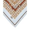 Daks Silk 100  Blue Dd Logo Triangle Scarf   Ring Set Dcsc6f392b2