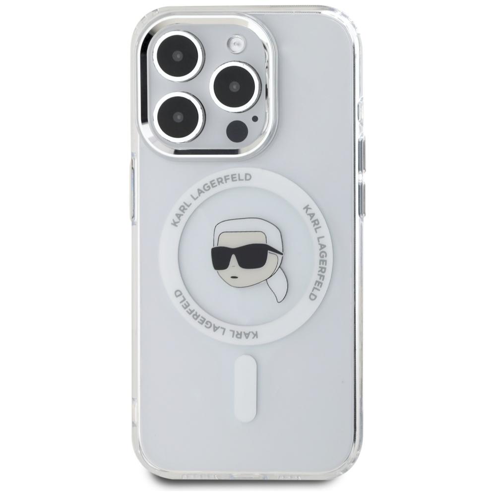 Etui Do iPhone 15 Pro Karl Lagerfeld MagSafe Białe