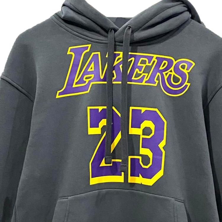 New Nike x NBA N23 Lakers Sweatshirt Men's Dark Gray DH6539-061
