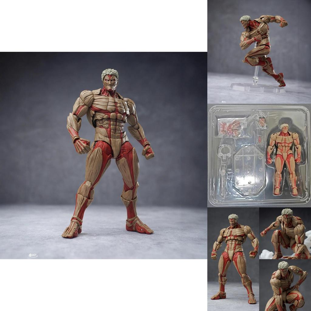 Attack On Titan Der gepanzerte Titan PVC Modell Ornament mit beweglichen Gelenken für Sammler