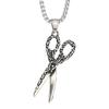 Men's Retro Scissors Pendant Hip Hop Necklace - Trendsetter Titanium Steel Jewelry