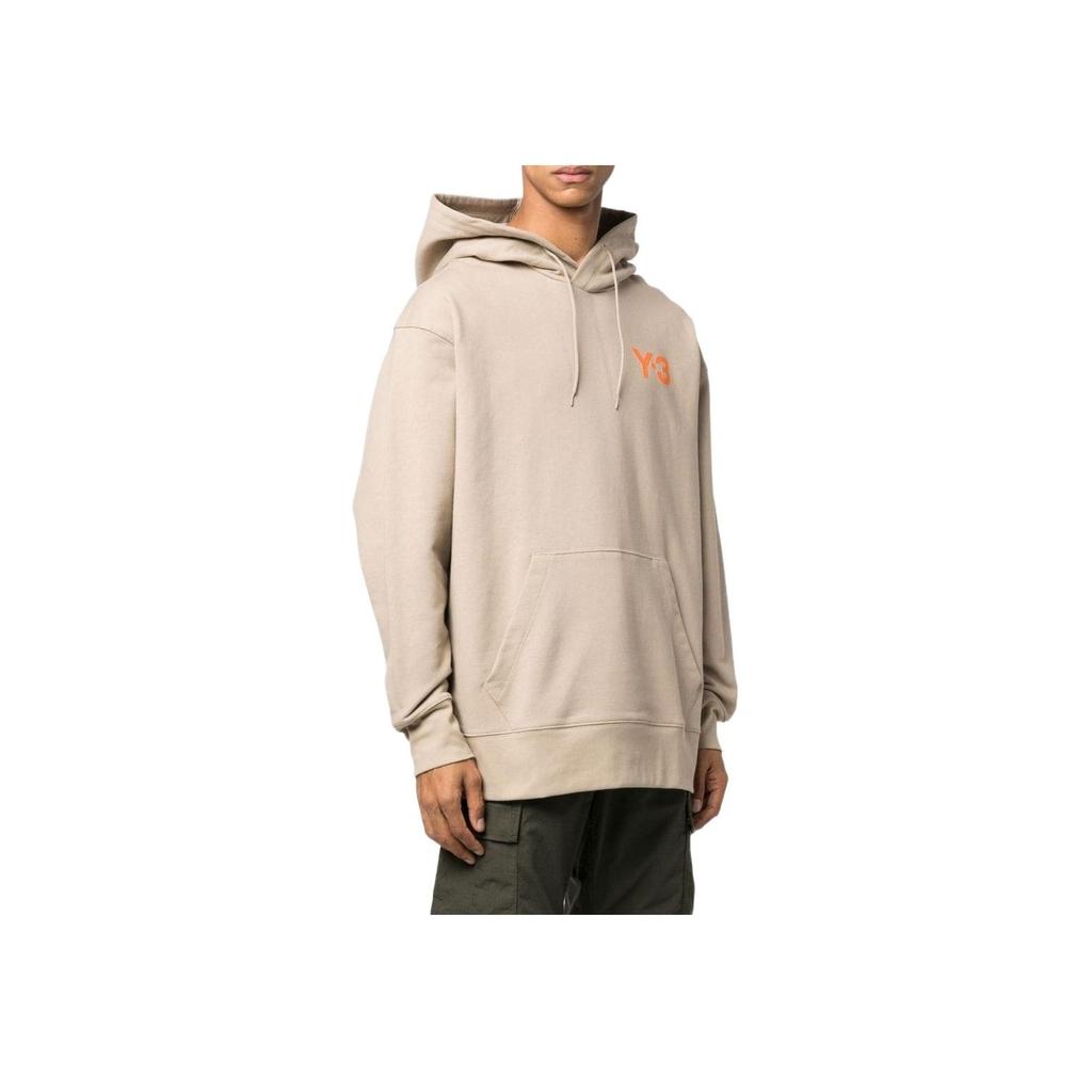 Y-3 Classic Chest Logo Hoodie Trace Khaki Men Tops Brown HT4499