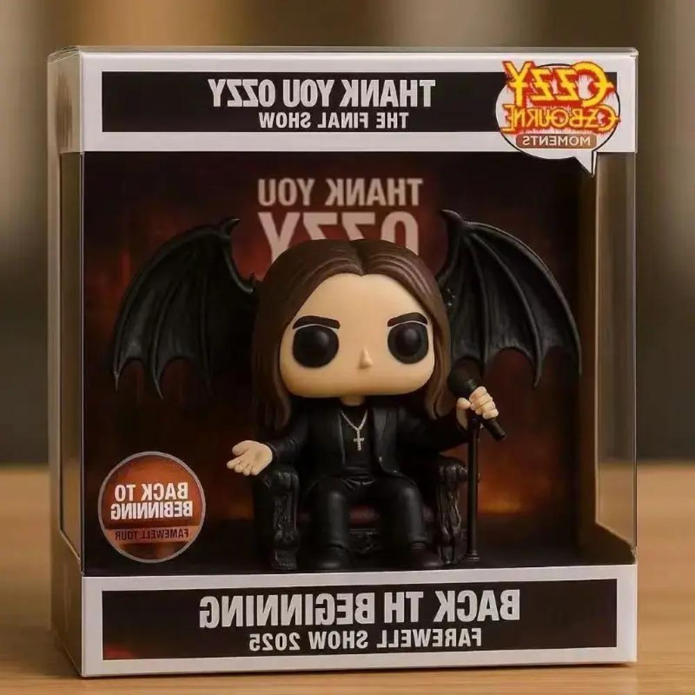 2025 per Figura di Ozzy Osbourne Grazie Ozzy L'Ultimo Spettacolo Ritorno all'Inizio Spettacolo di Addio 2025 Statuetta Decorazioni da Scrivania