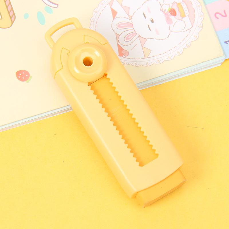 Creative Retractable Push Pull Eraser Student Writing Drawing Correction Stationery School Supplies Stationery