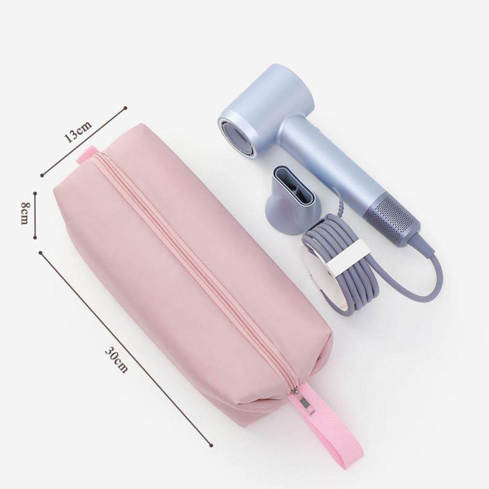 Portable Waterproof Storage Bag Large Capacity Solid Color Travel Carrying Case Lightweight Hair Dryer Bag For Airwrap Styler