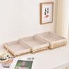 Household Desktop Weaving Basket Bohemia Straw Storage Basket Bin  Home Decor