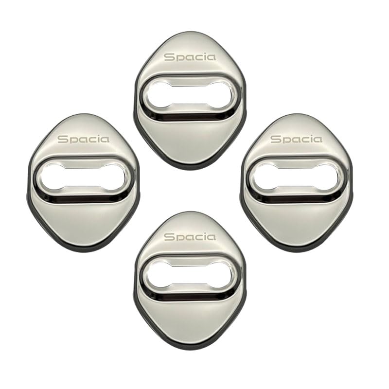 OKAYOHINN Suzuki Spacia Custom MK53S Striker Cover Door Lock Cover серебряный