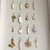 18K Gold Edelstahl Grenzüberschreitendes Anhänger: DIY-Serie nach Maß für Frauen
