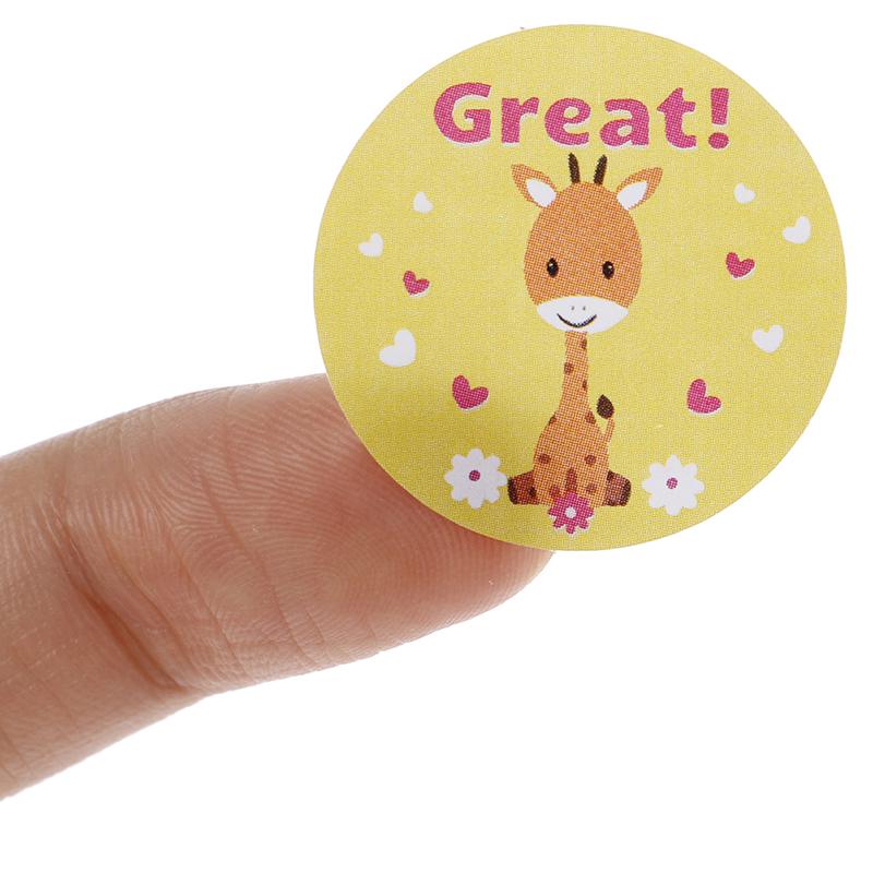 500Pcs Teacher Reward Stickers Cute Animal Stickers School Motivational Stickers