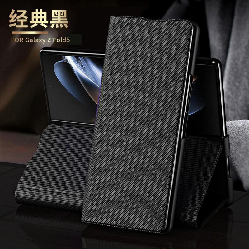 Custodia Protettiva Completa per Telefono Serie Galaxy Z Fold Texture Kevlar Antiurto Compatibile con Fold8 Fold7
