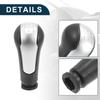 TUCKBOLD Manual Gear Shift Knob for Chevrolet Spark Durable Black Silver 5-Speed 2011-2016, 1pc, Plastic,