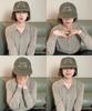 Yunibeoseugameonteu Universe Signed Long Bill Washed Cap_Olive