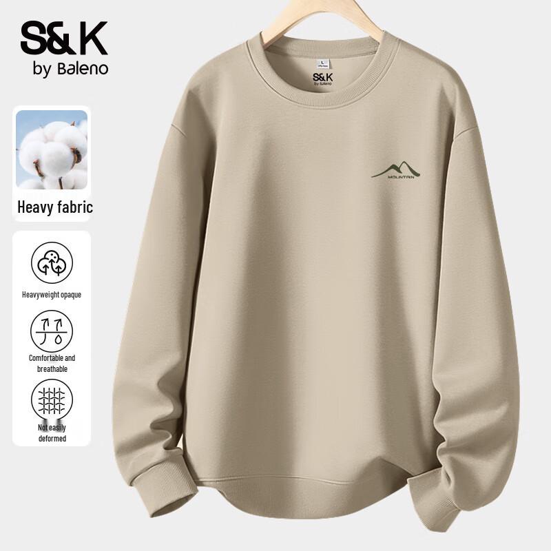 

Baleno S&K Men s Heavyweight Loose Fit Crew Neck Sweatshirt 4XL