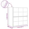 Black and Transparent Shower Screen 116 X 68 X 128 Cm