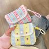 Large Capacity Mini Cosmetic Bag Preppy Style Sanitary Napkin Storage Bag Keychain Coin Bag  Travel