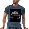 Minimalist Westfalia with White Fir Trees On a Black Background by Stefy Artist TShirt Unisex T Shirt Cotton TShirt