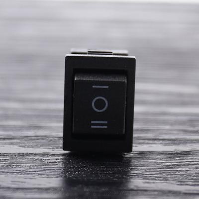 Kcd2 Mini Preto 6 Pinos Liga/Desliga/Liga Interruptor Basculante Interruptor Basculante de Barco Terceira Engrenagem