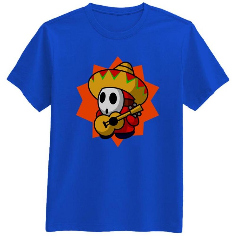 Mexican Guy Shy Cowboy Cartoon Retro Video Game play Funny T Shirt New 110